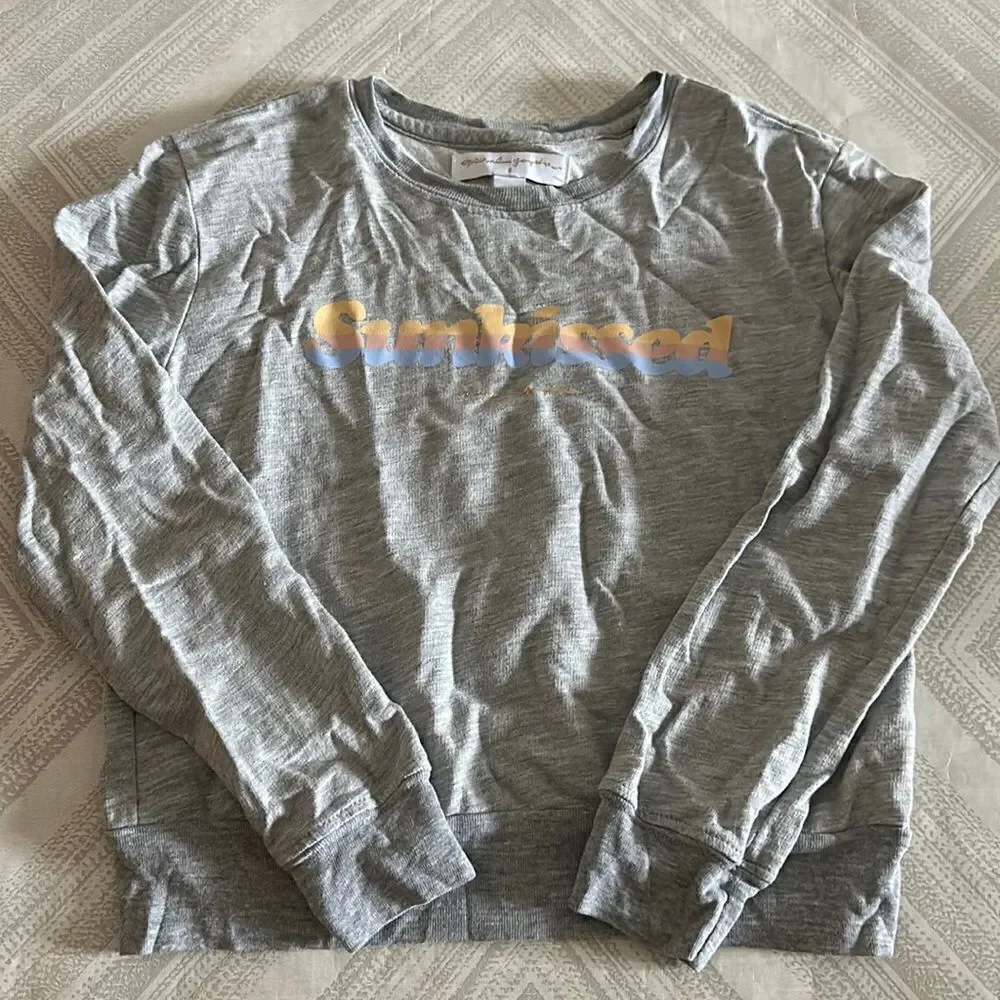 Spiritual Gangster Girls Grey ‘Sunkissed’ Sweatshirt